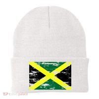 Jamaica Distressed Flag Beanie thumb 0