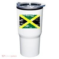 Jamaica Distressed Flag Tumbler thumb 0
