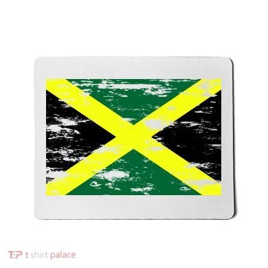 Jamaica Distressed Flag Mousepad