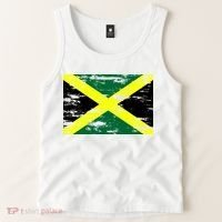 Jamaica Distressed Flag Tank Top thumb 2
