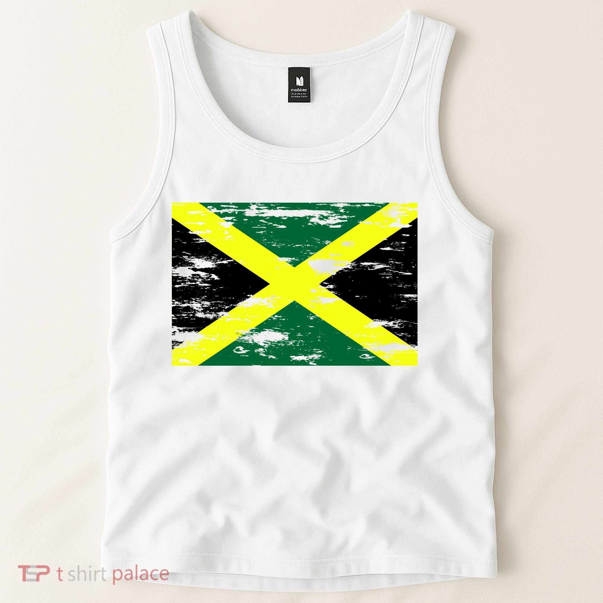 Jamaica Distressed Flag Tank Top