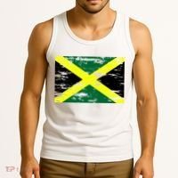 Jamaica Distressed Flag Tank Top thumb 3