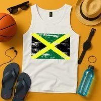 Jamaica Distressed Flag Tank Top thumb 4