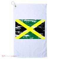 Jamaica Distressed Flag Golf Towel thumb 0