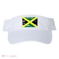 Jamaica Distressed Flag Visor thumb 0