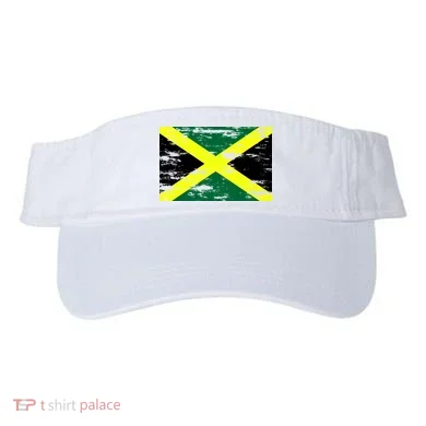 Jamaica Distressed Flag Visor