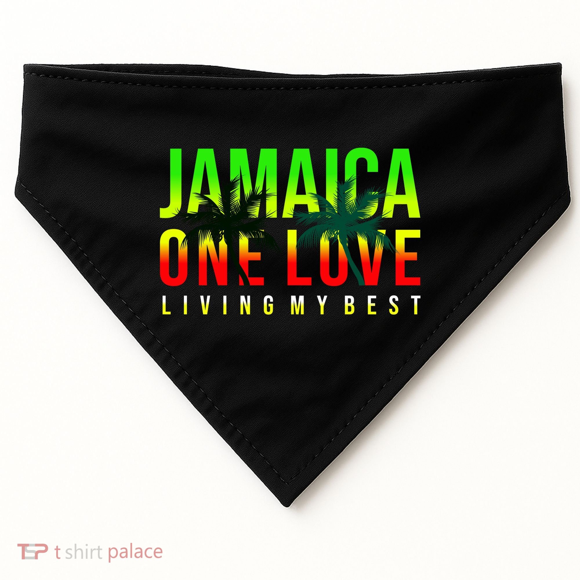 Jamaica One Love USA-Made Doggie Bandana