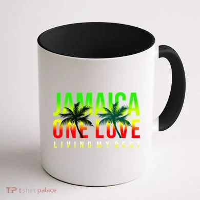 Jamaica One Love Coffee Mug back