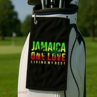 Jamaica One Love Golf Towel thumb 2