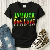 Jamaica One Love Women's T-Shirt thumb 3