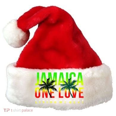 Jamaica One Love Santa Hat
