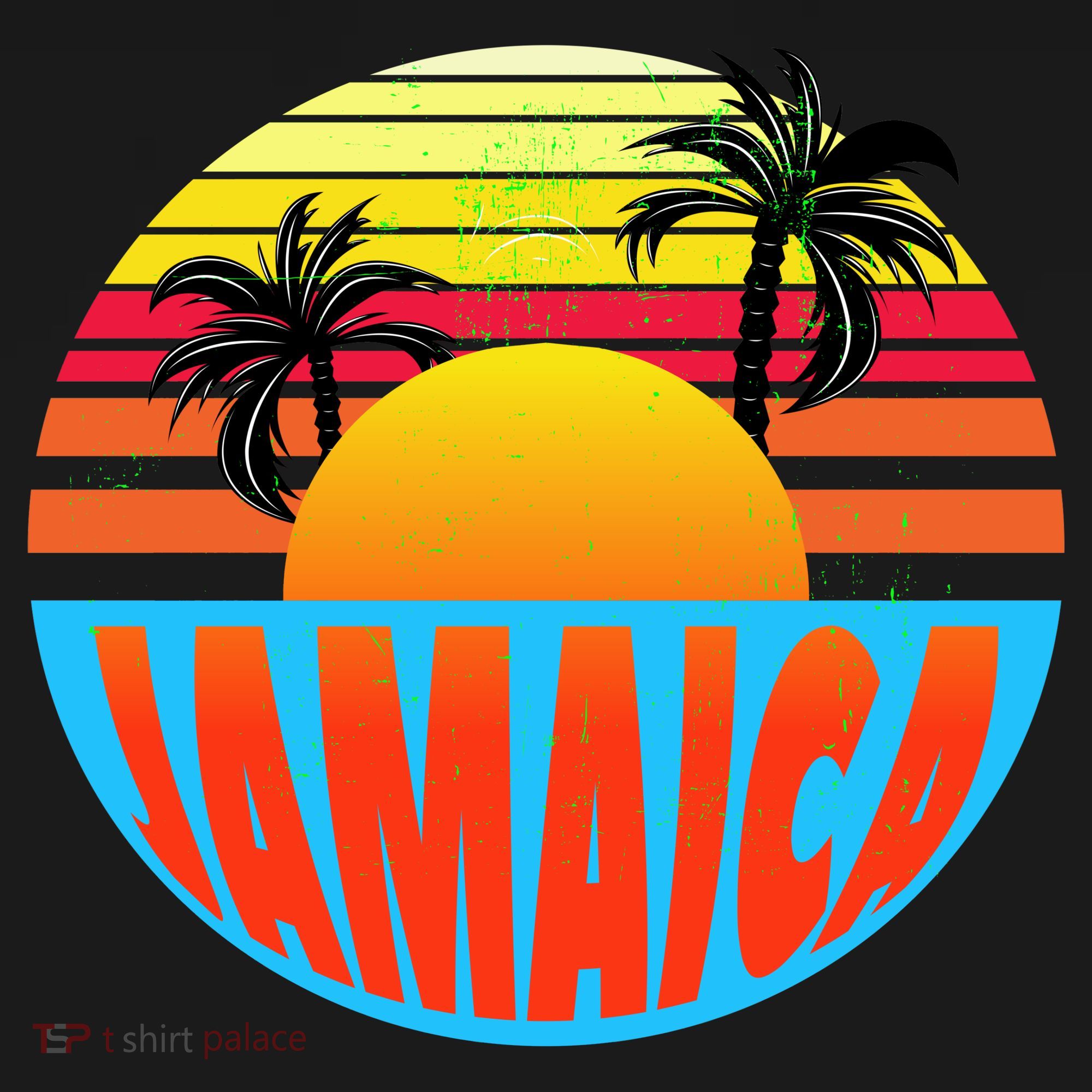 Jamaica Retro Circle Backpack