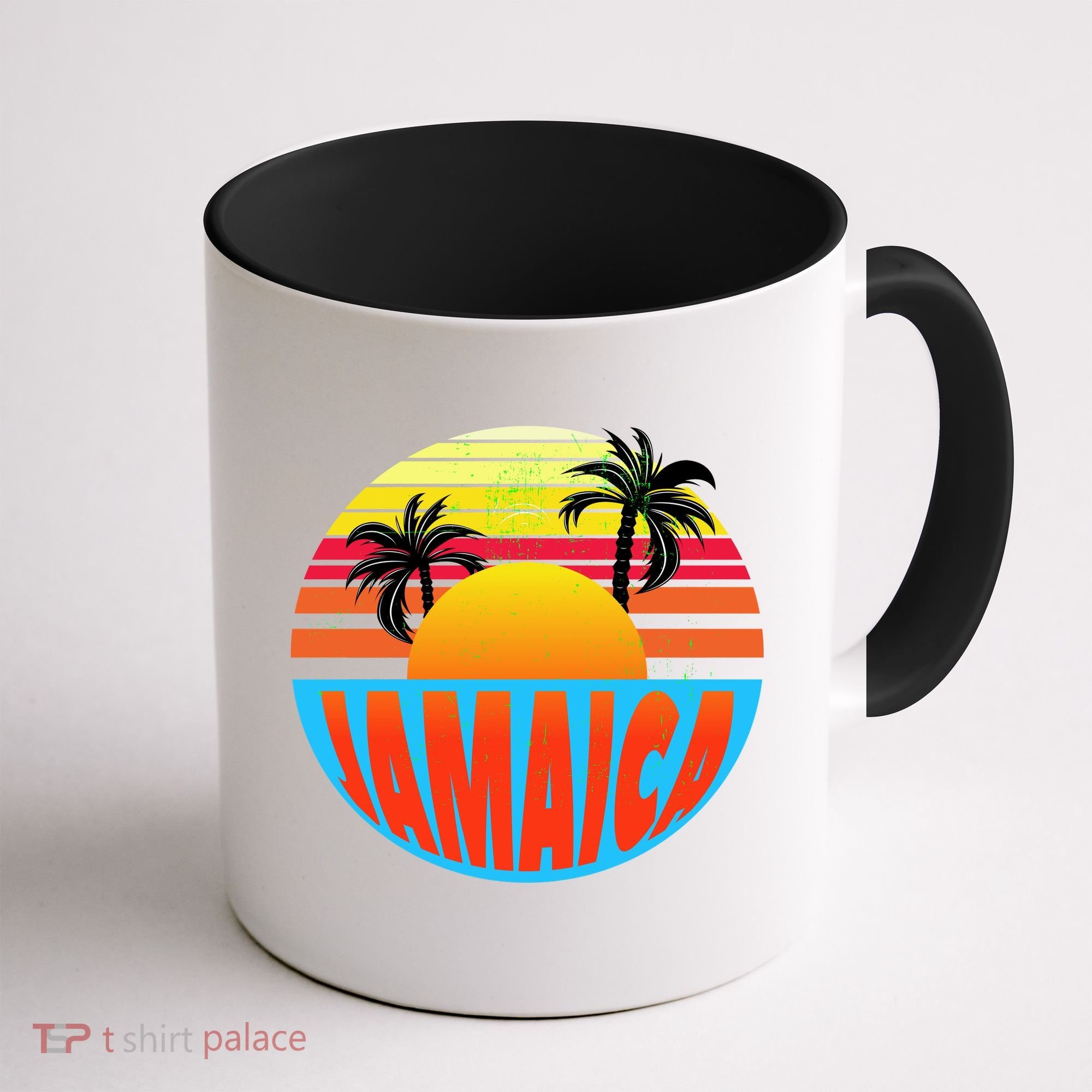 Jamaica Retro Circle Coffee Mug