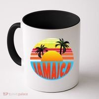 Jamaica Retro Circle Coffee Mug thumb 0