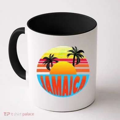 Jamaica Retro Circle Coffee Mug