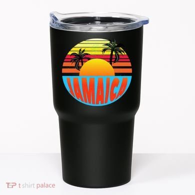 Jamaica Retro Circle Tumbler