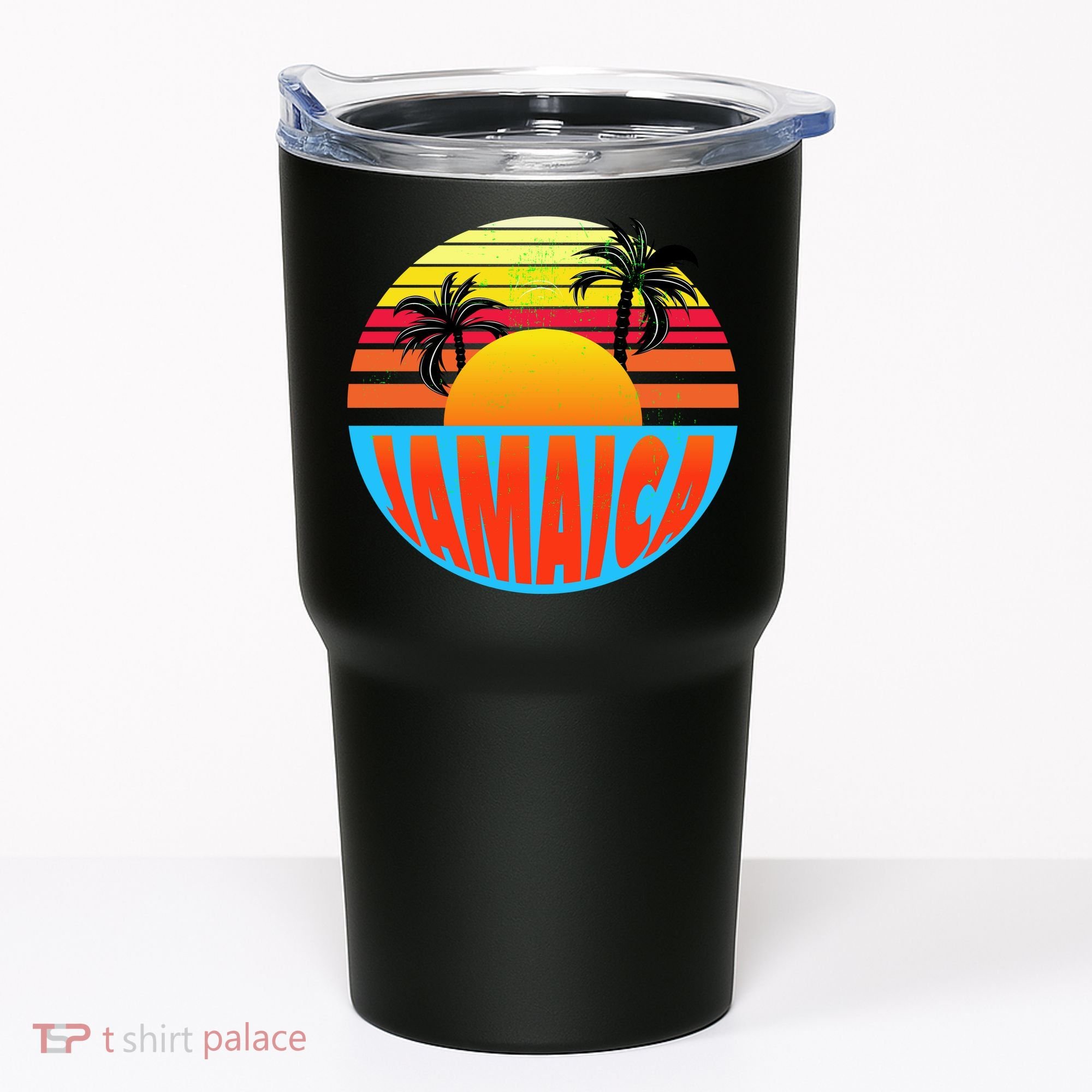 Jamaica Retro Circle Tumbler