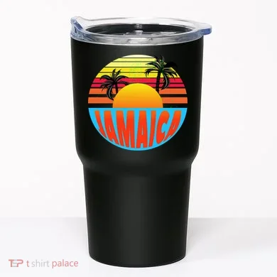 Jamaica Retro Circle Tumbler