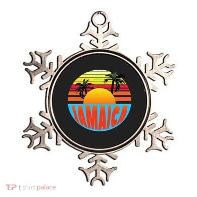 Jamaica Retro Circle Ornament