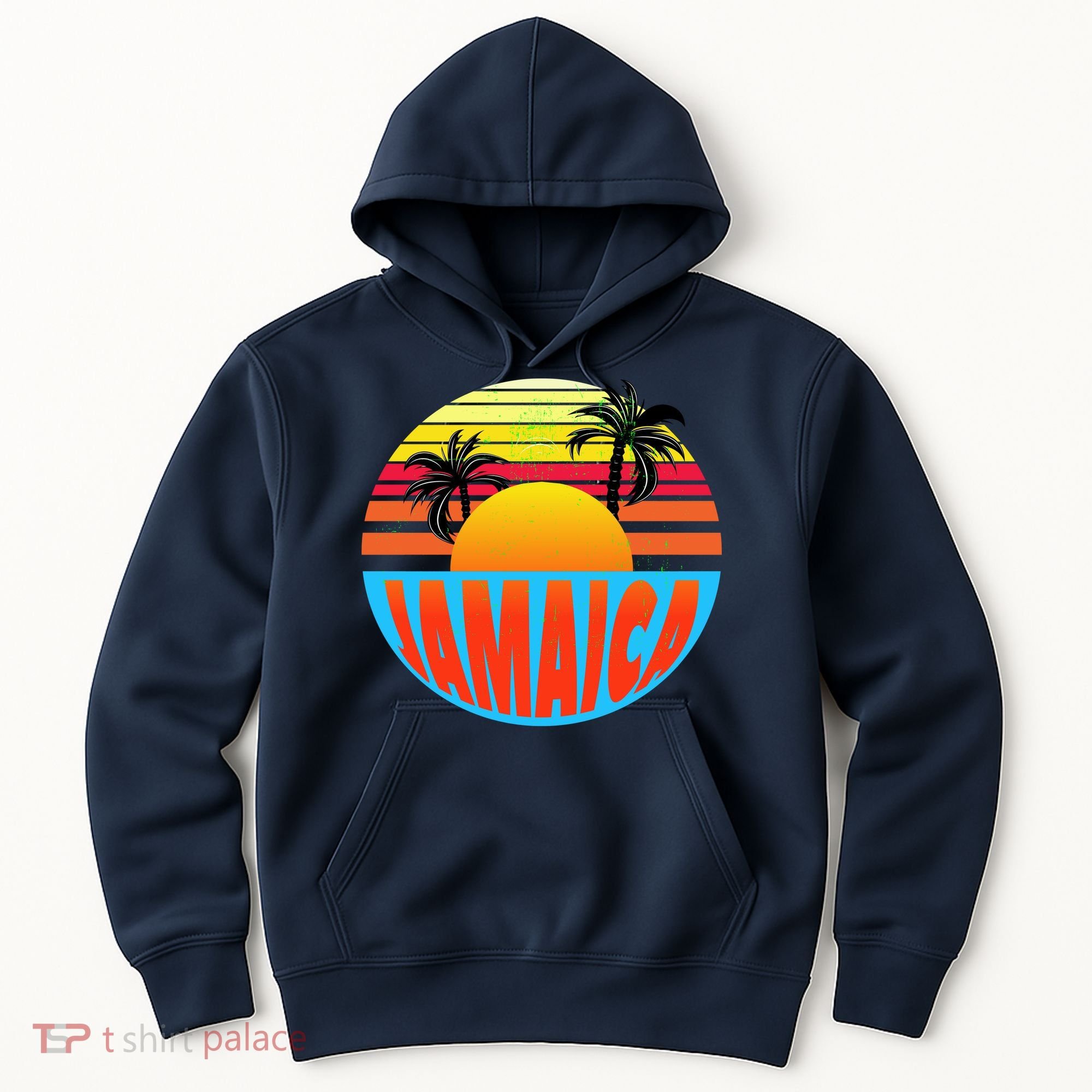 Jamaica Retro Circle Hoodie