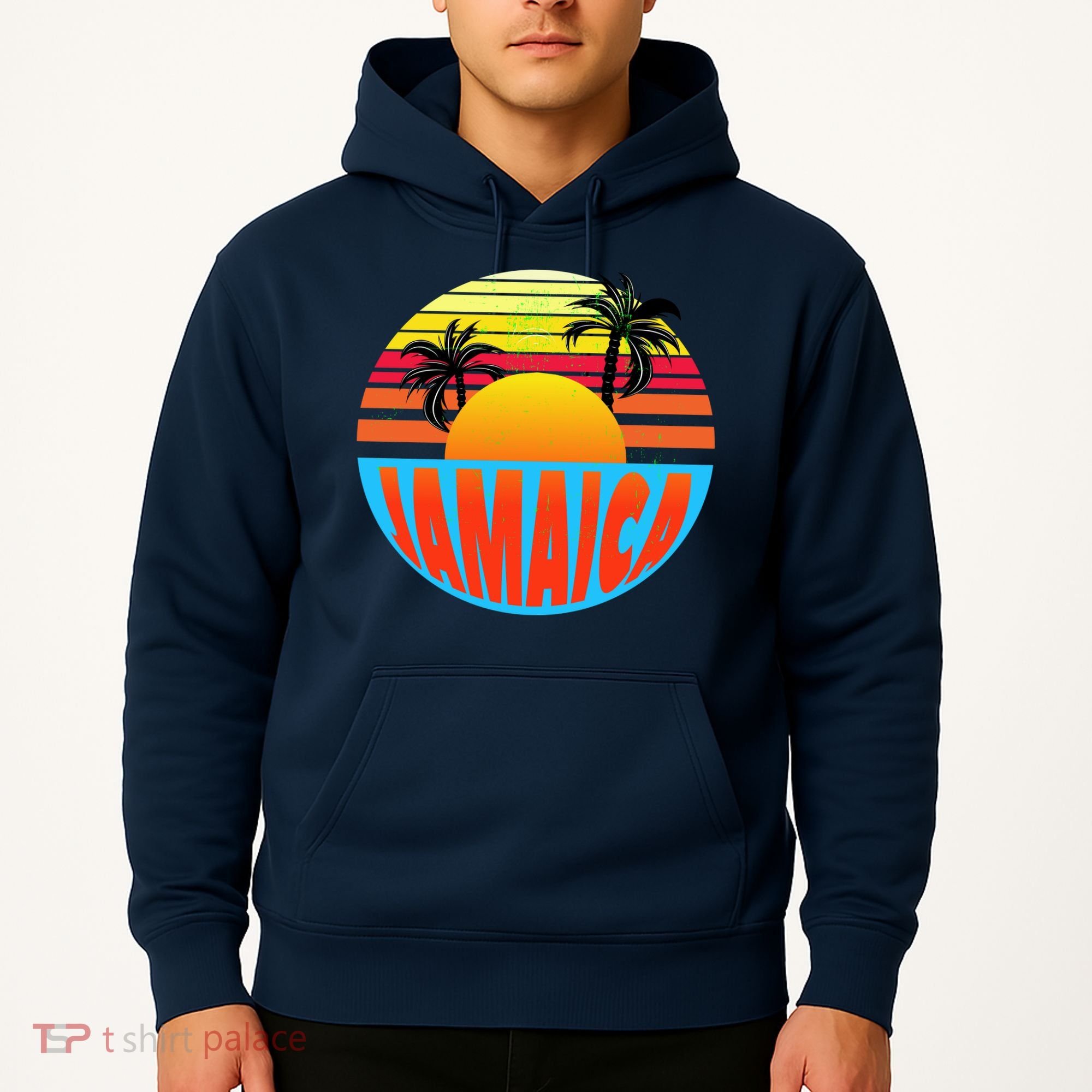 Jamaica Retro Circle Hoodie