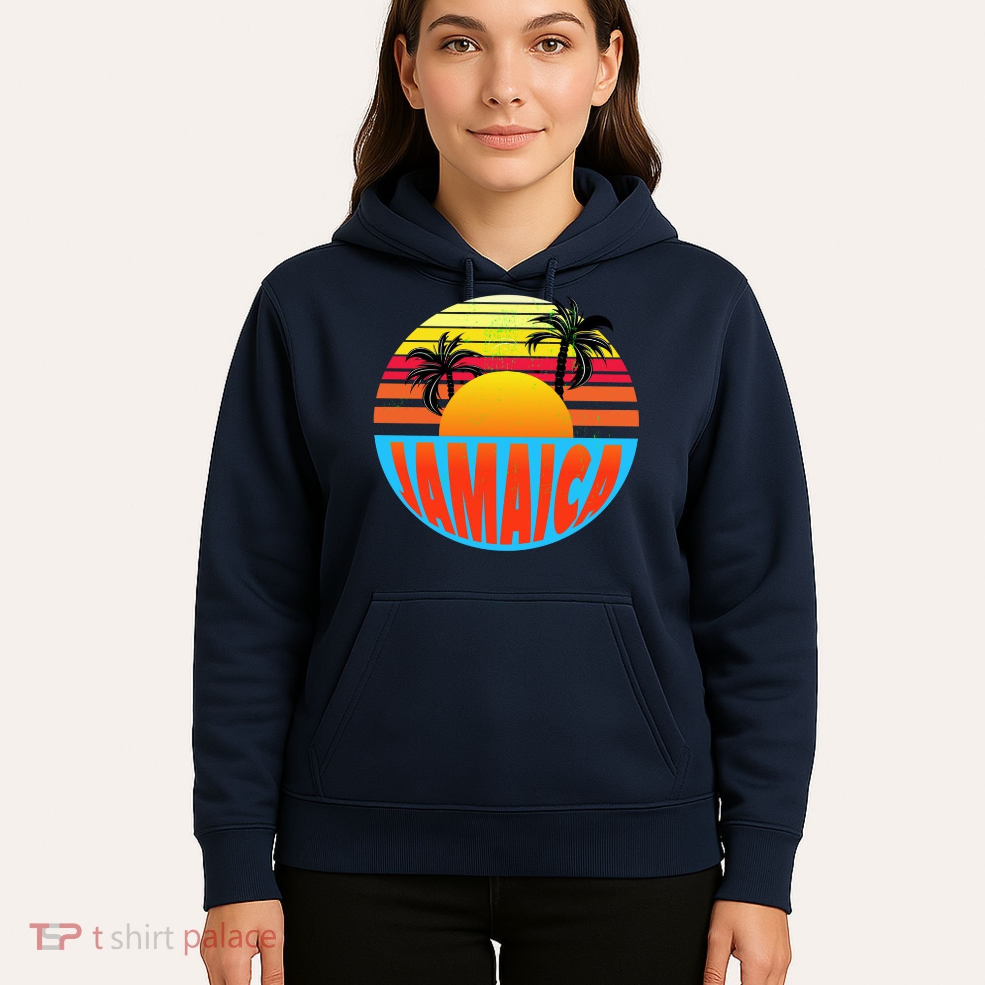 Jamaica Retro Circle Hoodie