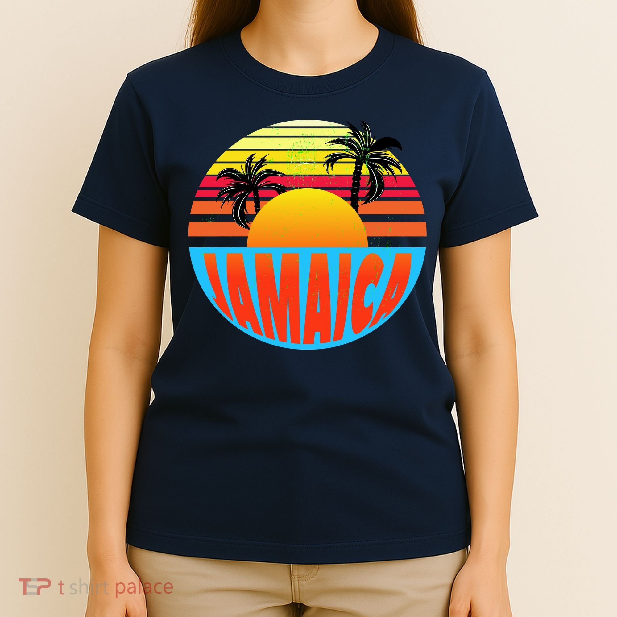Jamaica Retro Circle T-Shirt