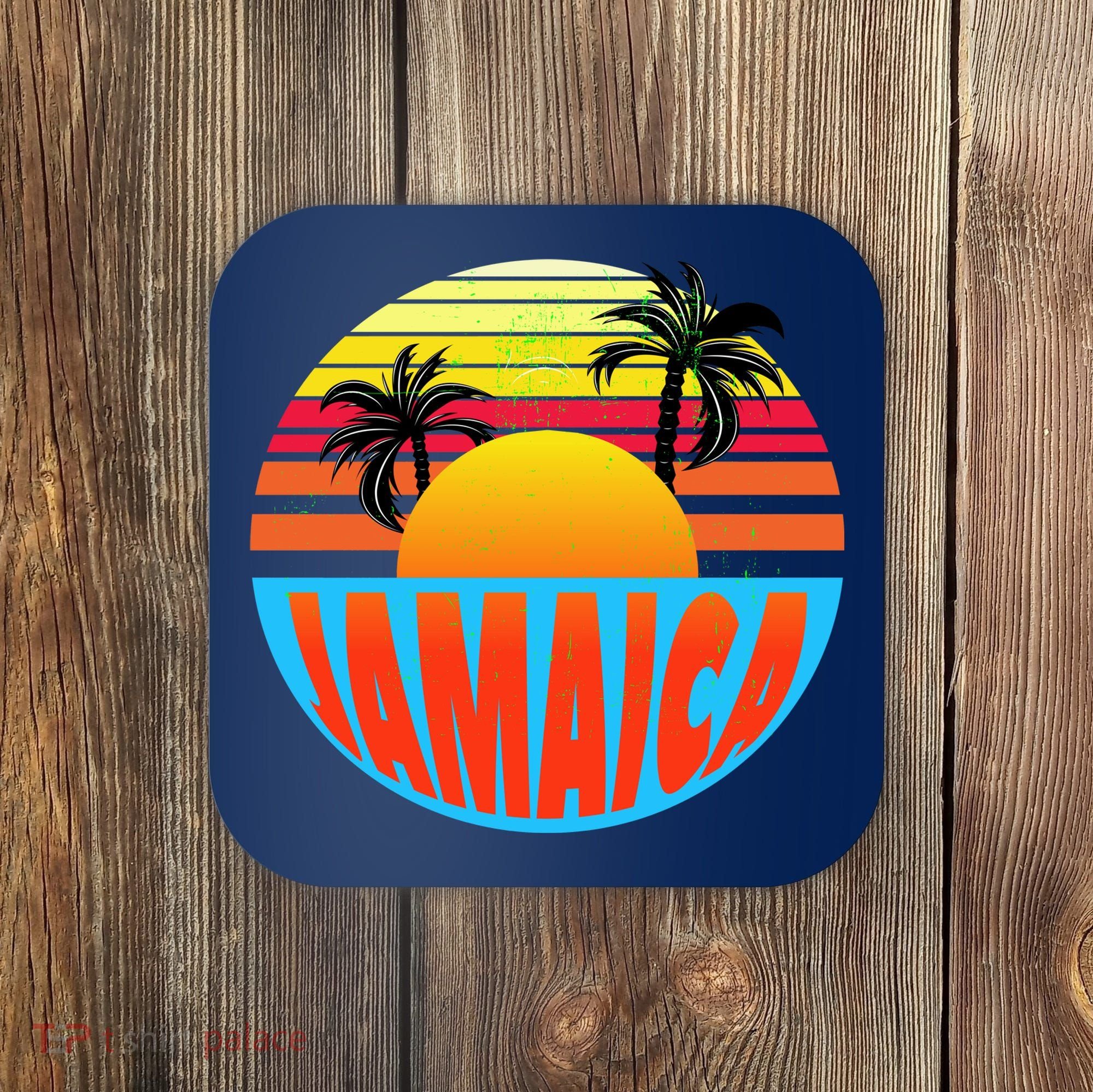 Jamaica Retro Circle Coaster