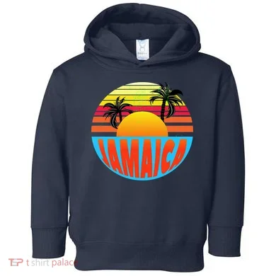 Jamaica Retro Circle Toddler Hoodie