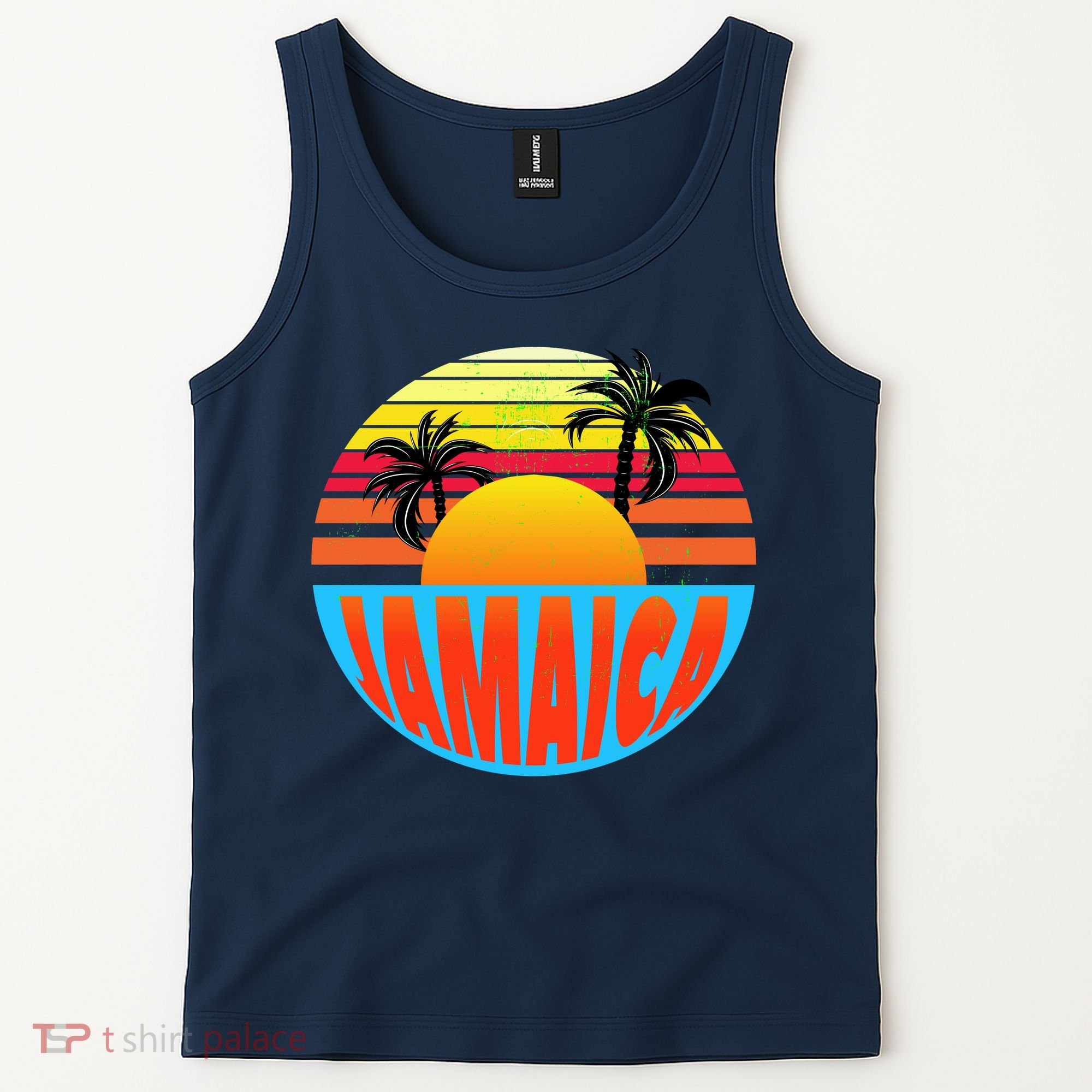 Jamaica Retro Circle Tank Top