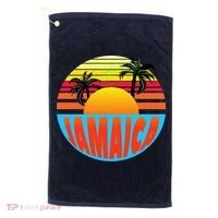 Jamaica Retro Circle Golf Towel thumb 0