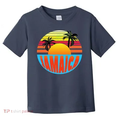 Jamaica Retro Circle Toddler T-Shirt