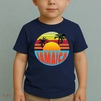 Jamaica Retro Circle Toddler T-Shirt thumb 2