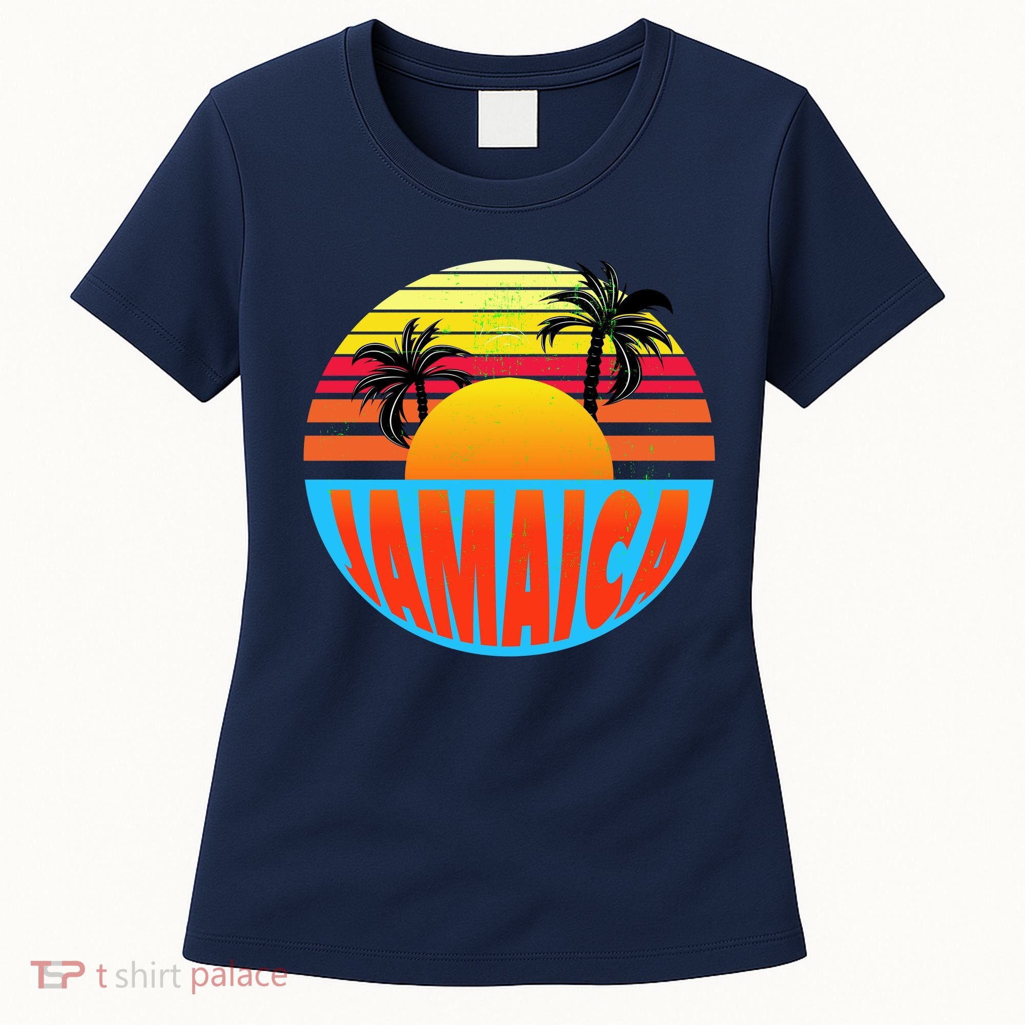 Jamaica Retro Circle Women's T-Shirt