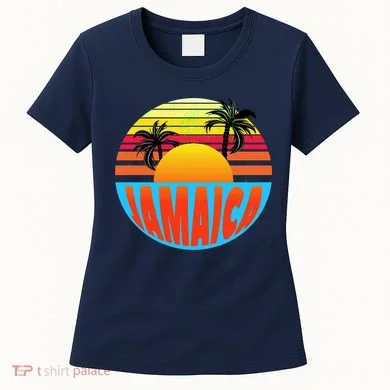 Jamaica Retro Circle Women's T-Shirt