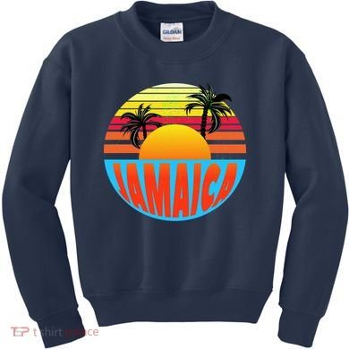 Jamaica Retro Circle Kids Sweatshirt