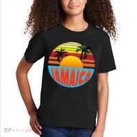 Jamaica Retro Circle Kids T-Shirt thumb 2