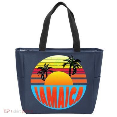 Jamaica Retro Circle Tote Bag