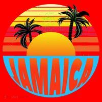 Jamaica Retro Circle Santa Hat thumb 1