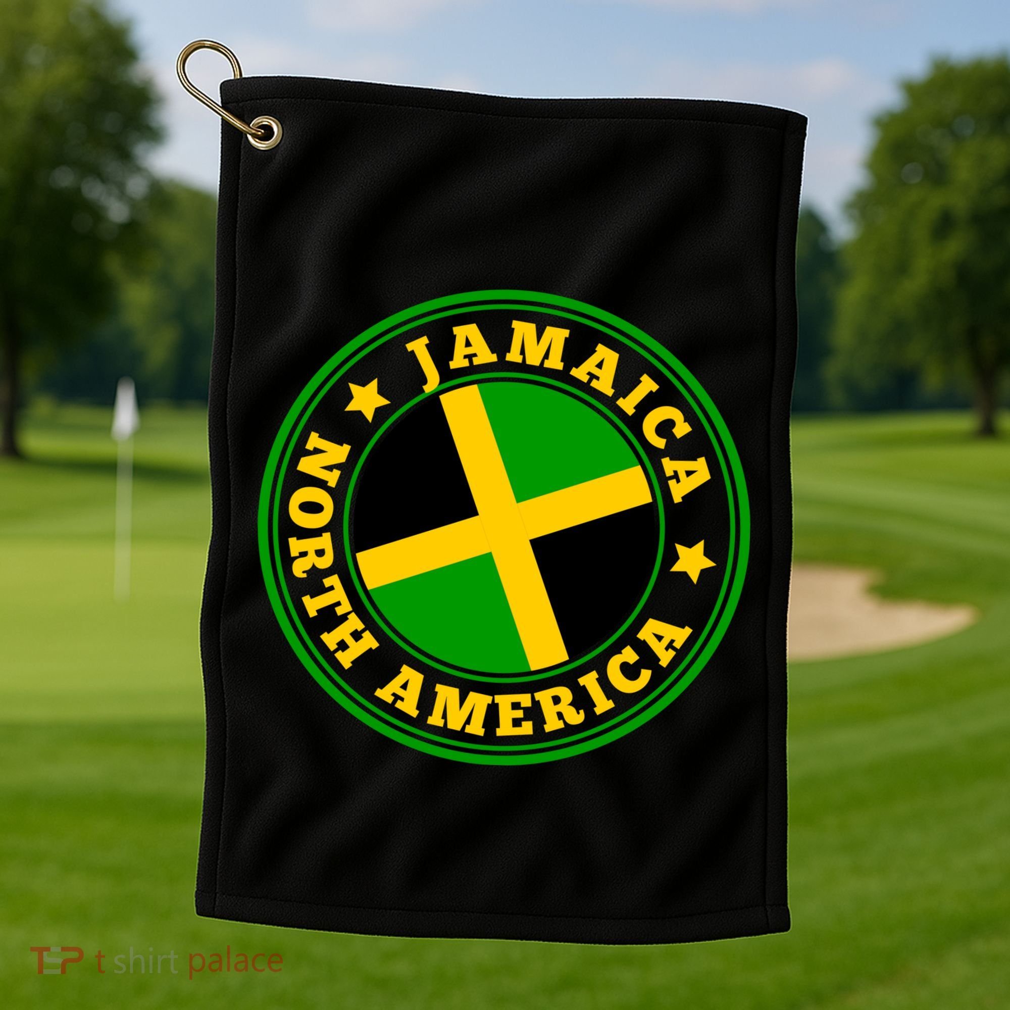 Jamaica Seal Golf Towel