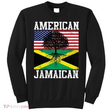 Jamaican American Flag Grown Roots Sweatshirt