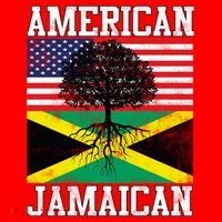 Jamaican American Flag Grown Roots Santa Hat thumb 1