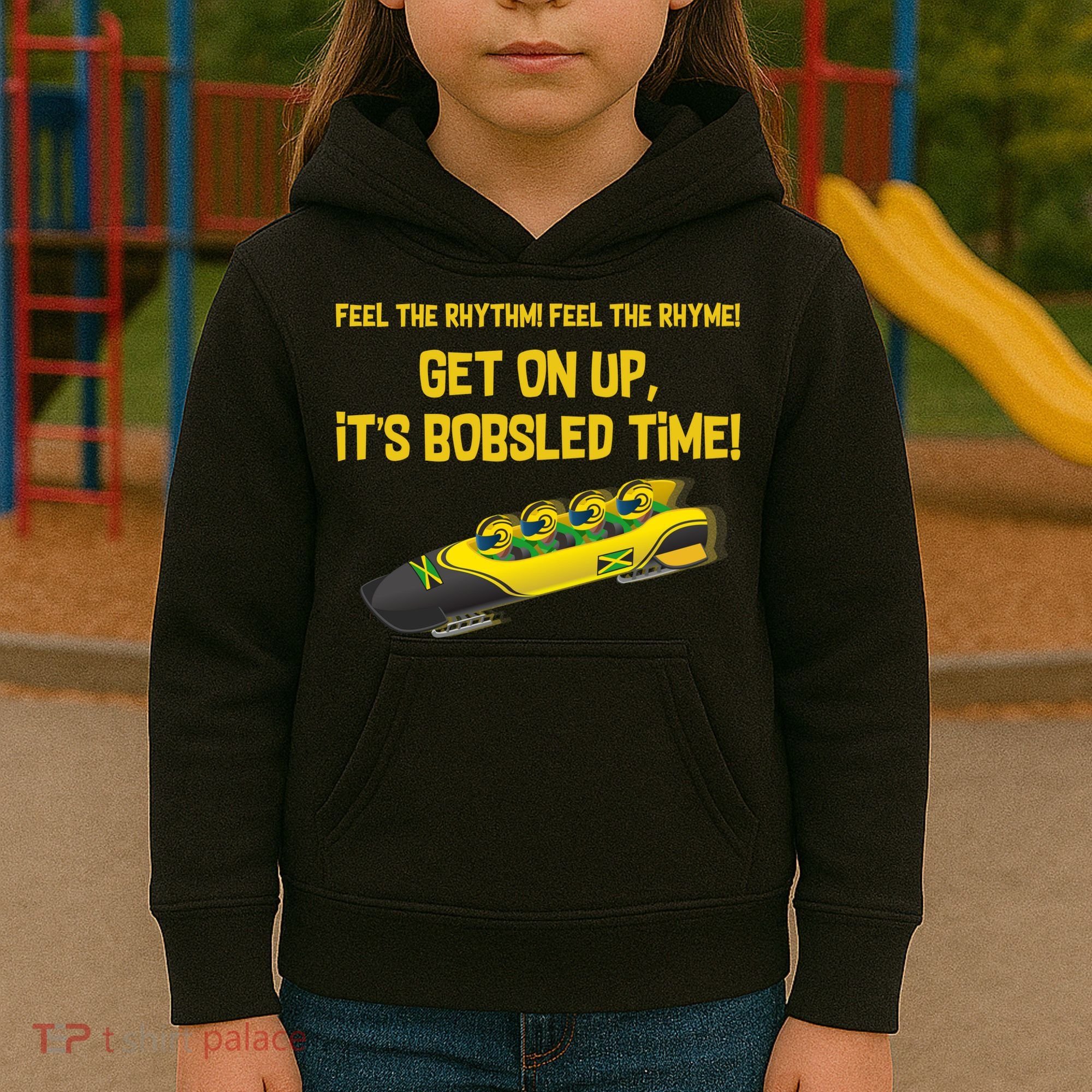 Jamaican Bobsled Team Kids Hoodie