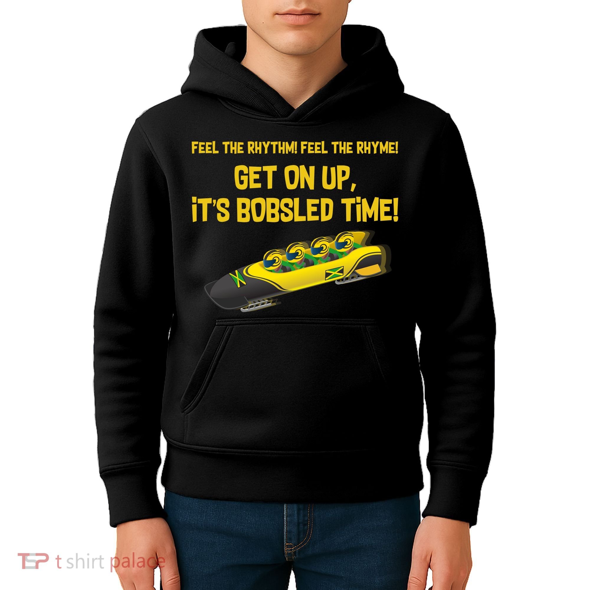 Jamaican Bobsled Team Kids Hoodie