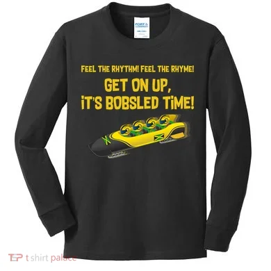 Jamaican Bobsled Team Kids Long Sleeve Shirt