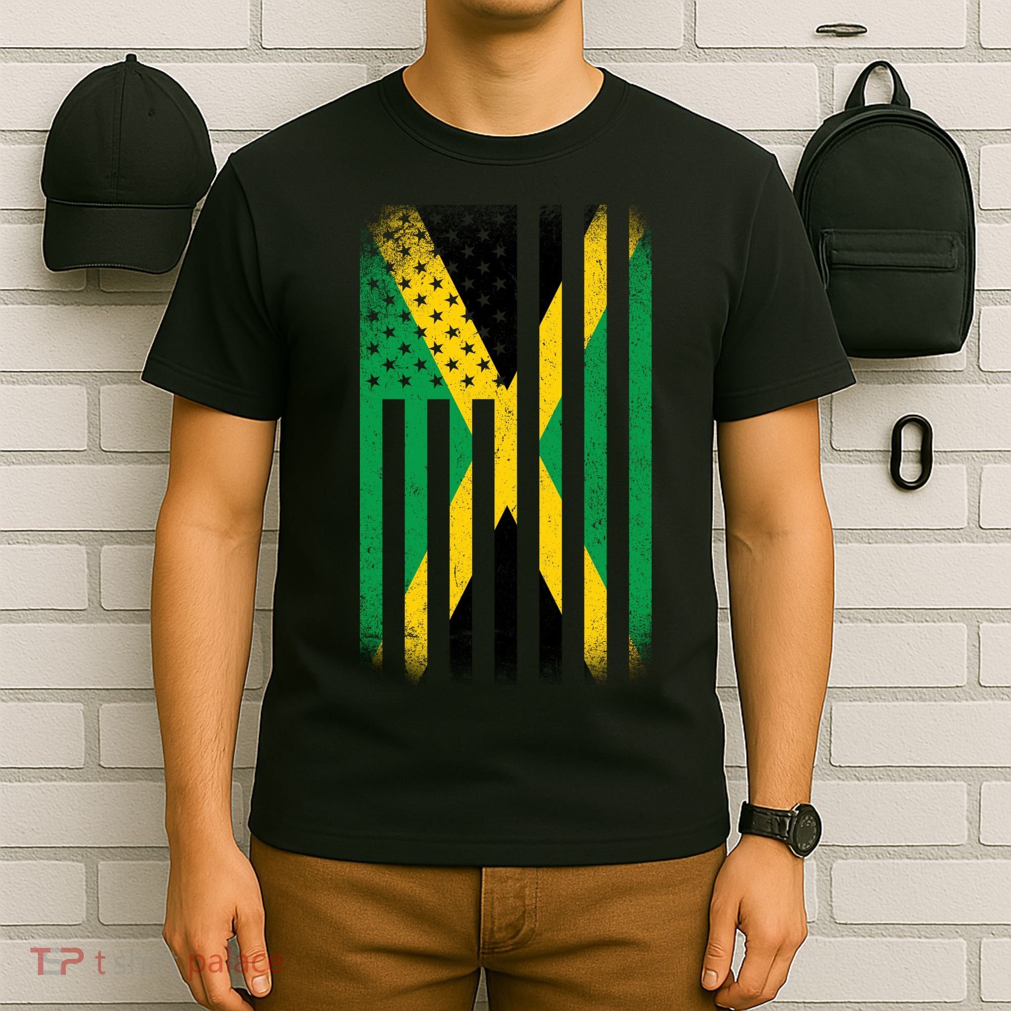 Jamaican Vintage Jamaica Flag T-Shirt