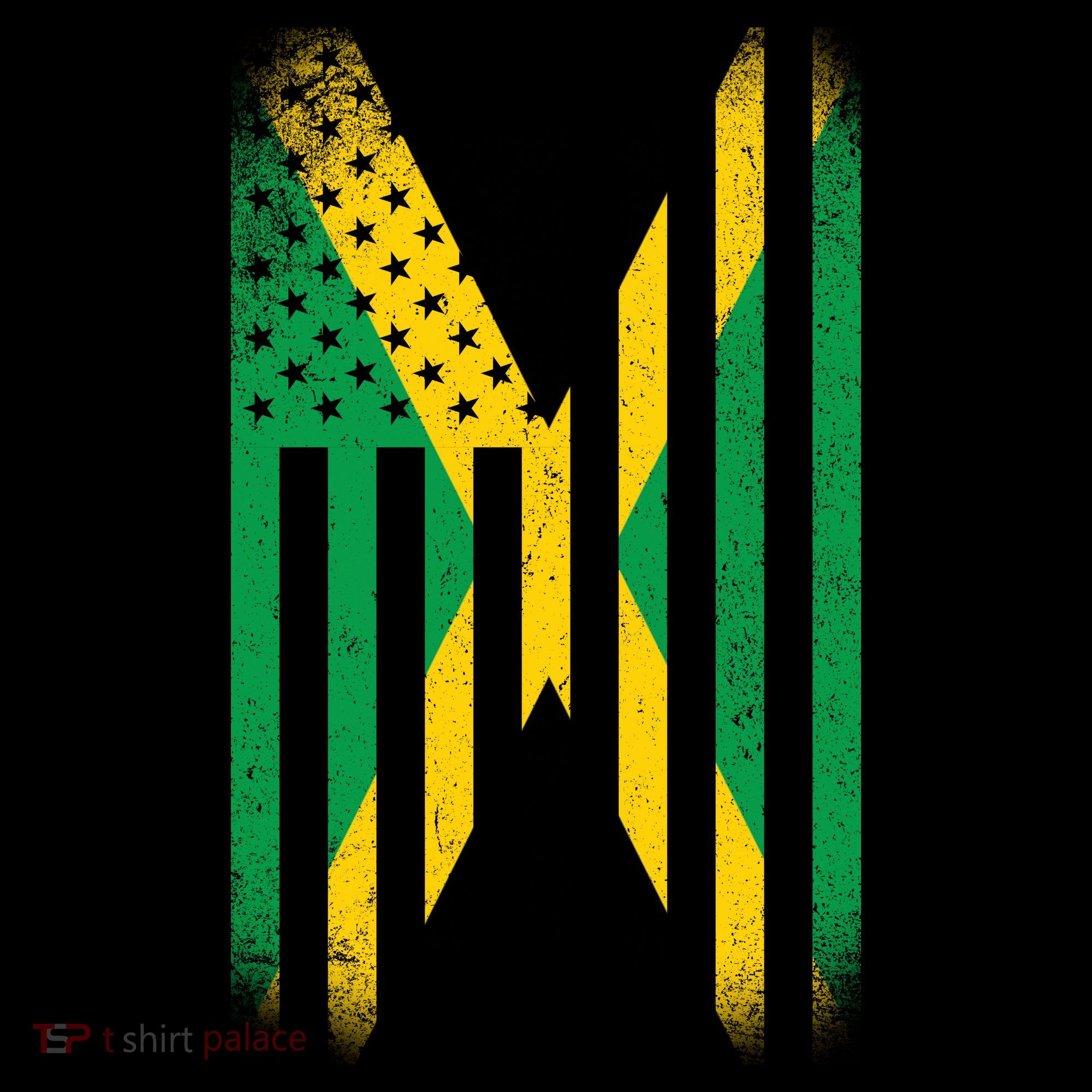 Jamaican Vintage Jamaica Flag T-Shirt