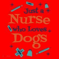 Just A Nurse Who Loves Dogs Santa Hat thumb 1