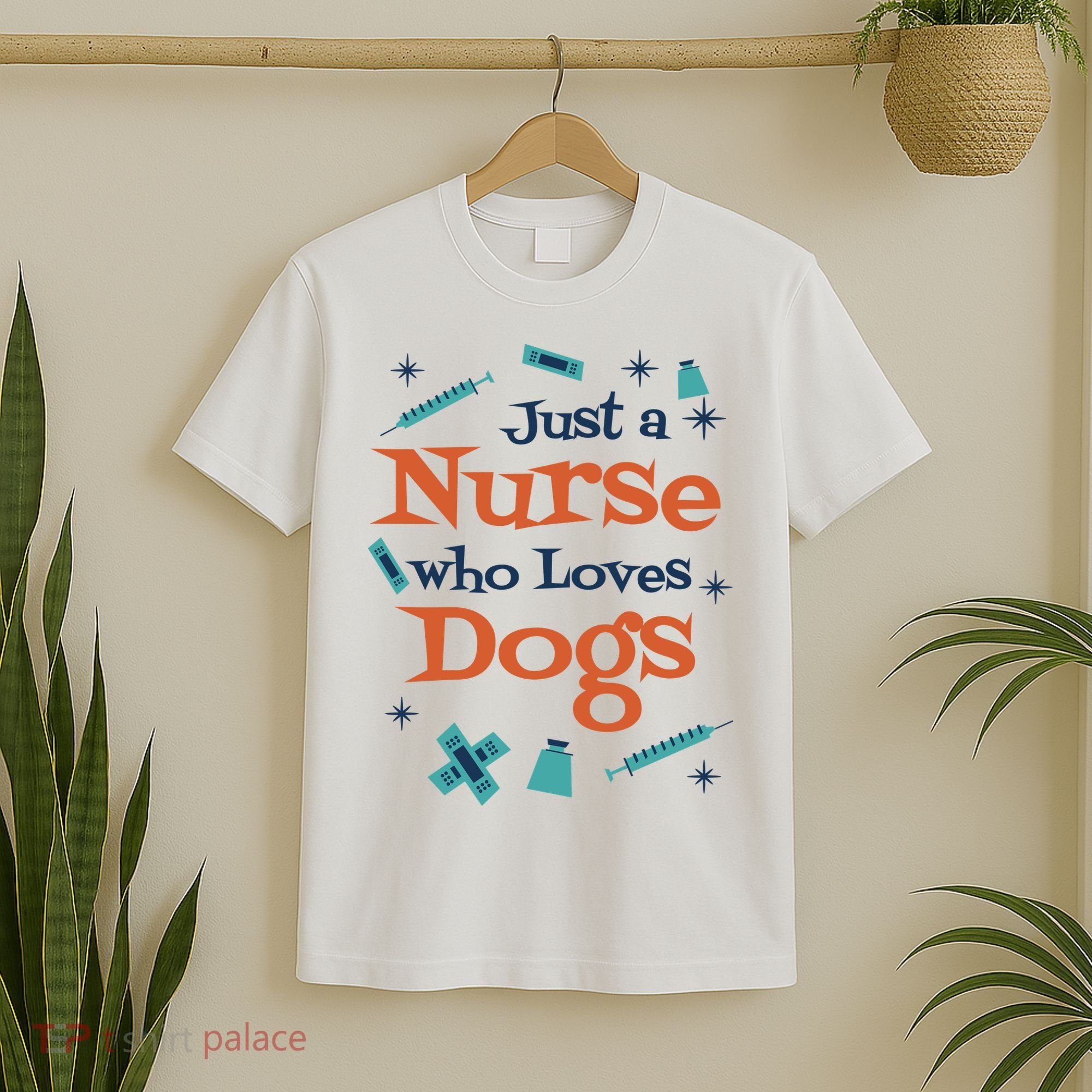 Just A Nurse Who Loves Dogs T-Shirt