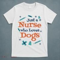 Just A Nurse Who Loves Dogs T-Shirt thumb 5